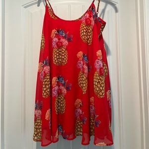 Show Me Your Mumu Pineapple tank dress. Size Medium. RARE FIND!